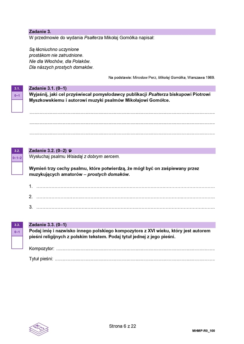 Matura z historii (poziom rozszerzony)