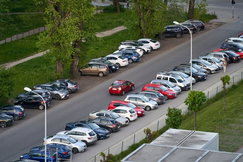 Panorama Wrocławia. Zdjęcie z 13 piętra budynku w centrum miasta.