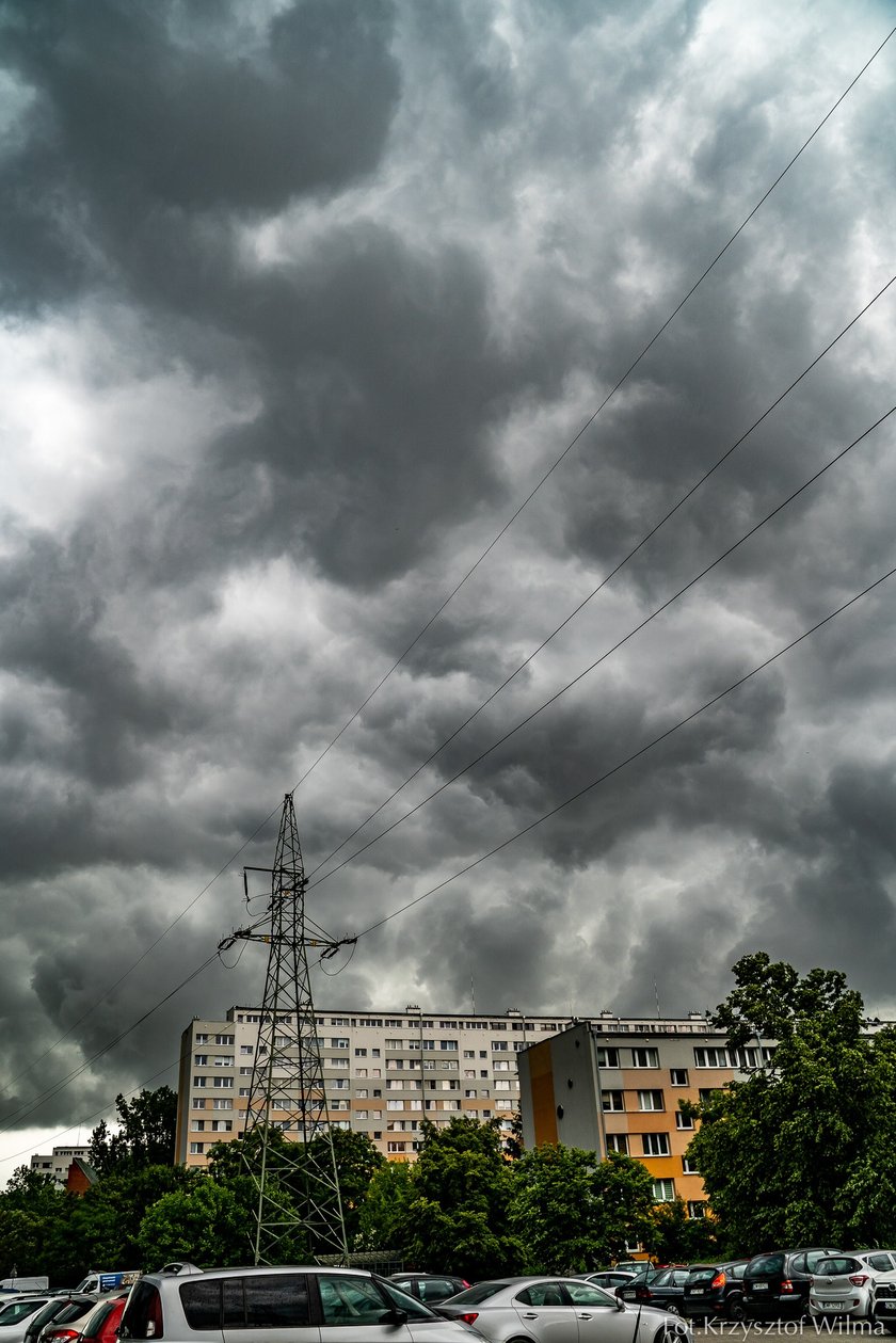 Wał szkwałowy nad Wrocławiem