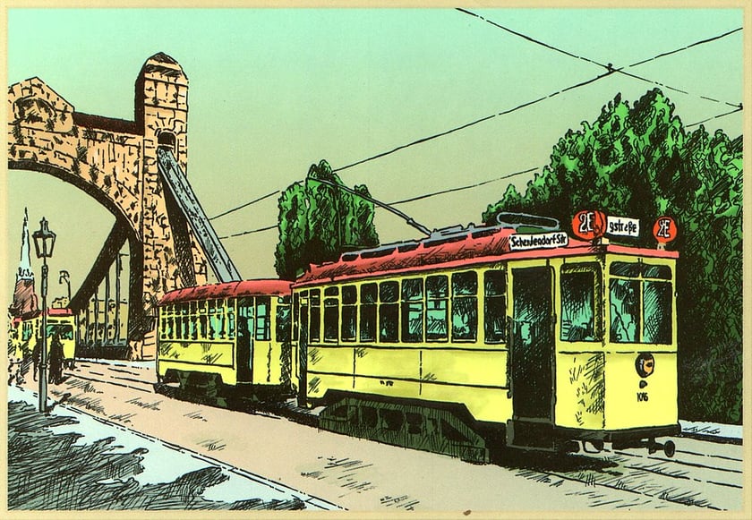 Dawne elektryczne tramwaje we Wrocławiu