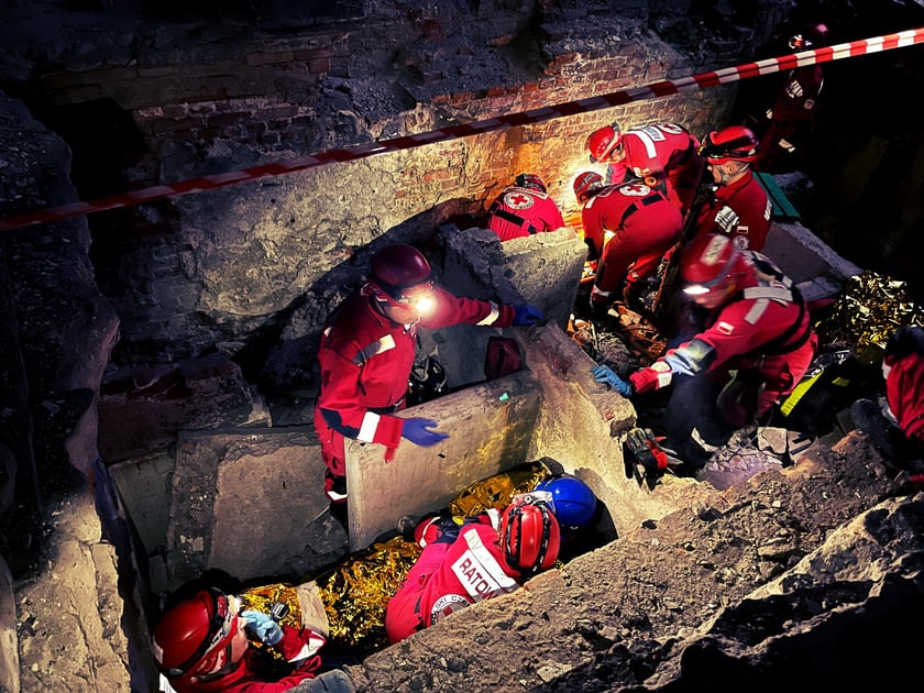 Ćwiczenia w ramach wcześniejszych edycji Zgrupowania Systemu Ratownictwa PCK