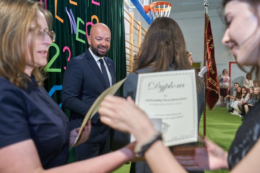 Zakończenie roku szkolnego w VIII Liceum Ogólnokształcącym we Wrocławiu