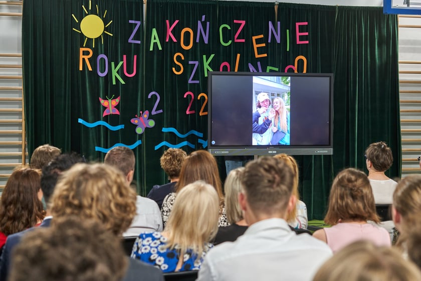 Zakończenie roku szkolnego w VIII Liceum Ogólnokształcącym we Wrocławiu
