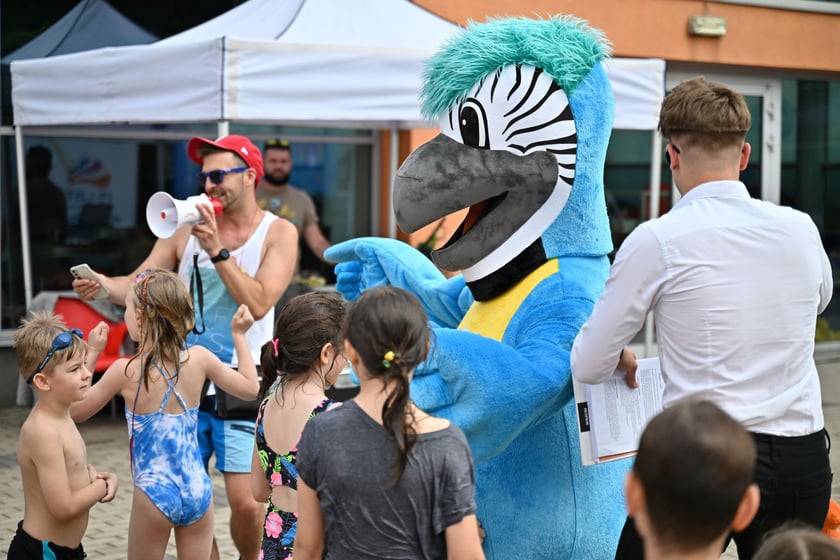 W sobotę po raz pierwszy Aquapark predstawił swoją nową maskotkę.&nbsp;