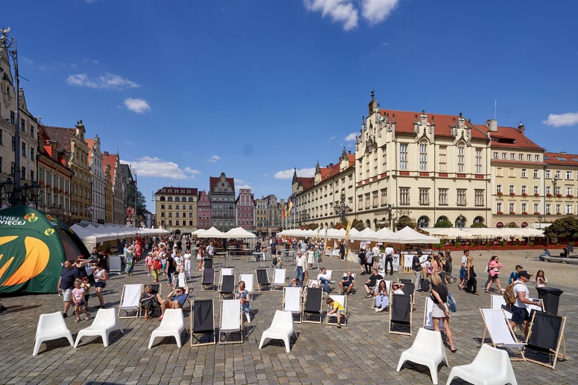 Festiwal kulinarny Delicje Regionów na wrocławskim Rynku