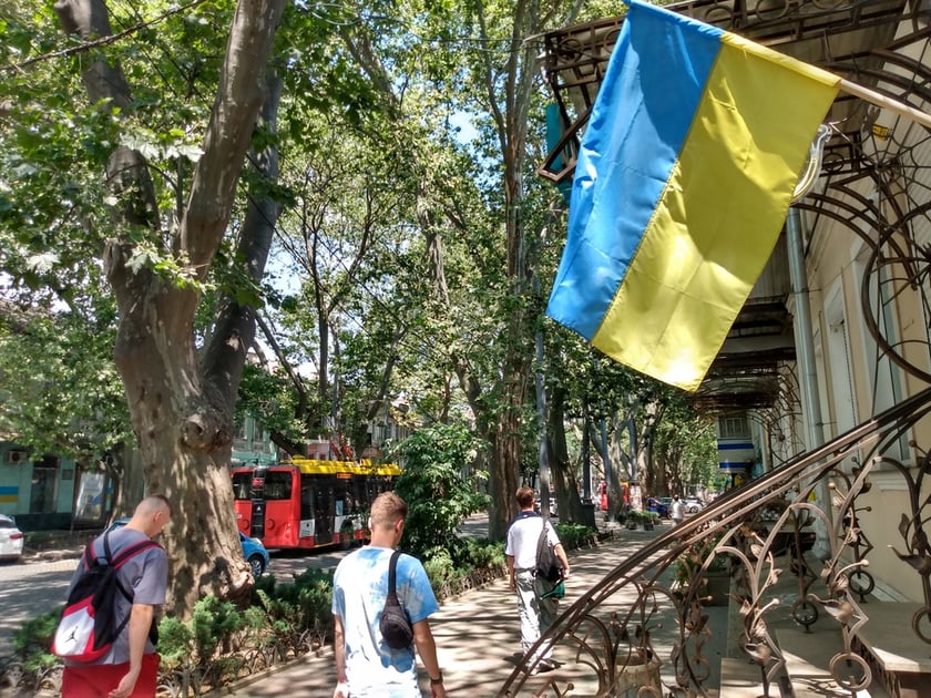 Odessa. Ulice milionowego miasta są gęsto obsadzone drzewami