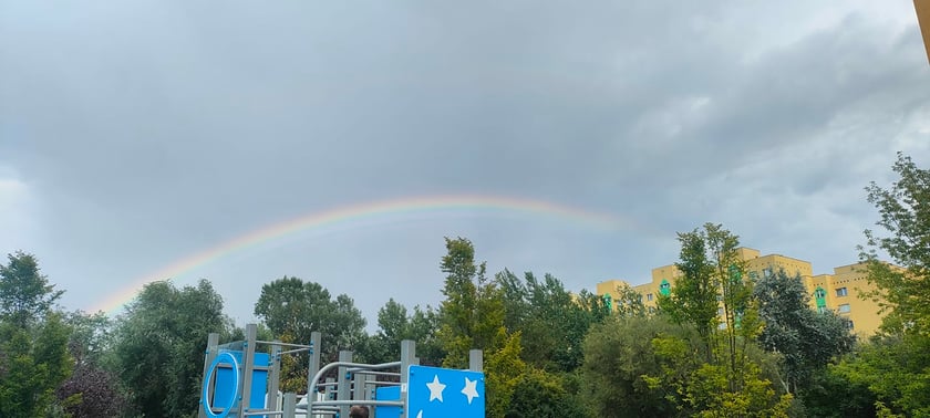 Tęcza nad Wrocławiem