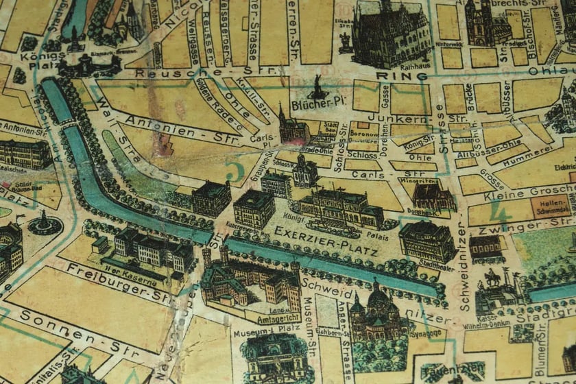 mapa Breslau