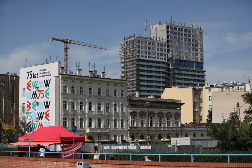 Kompleks Quorum przy ul. Sikorskiego - zdjęcia z budowy z końca sierpnia 2023 r.