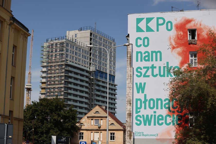 Kompleks Quorum przy ul. Sikorskiego - zdjęcia z budowy z końca sierpnia 2023 r.