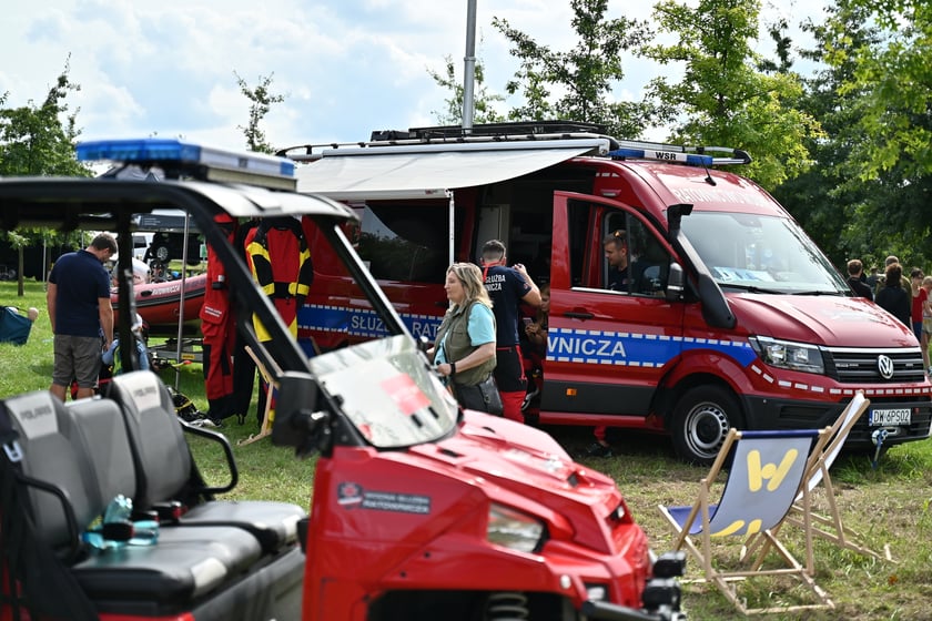Festiwal Pierwszej Pomocy w parku Tysiąclecia.