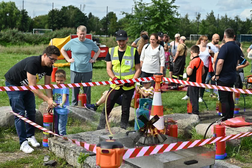 Festiwal Pierwszej Pomocy w parku Tysiąclecia.