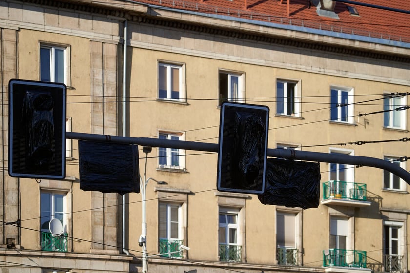 Przebudowa torowiska na skrzyżowaniu Piłsudskiego i Świdnickiej we Wrocławiu, 5.09.2023