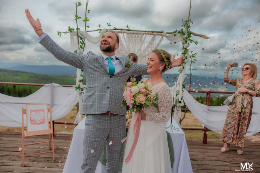 Wesele Joanny i Oskara Krzewińskich na Hali Szrenickiej