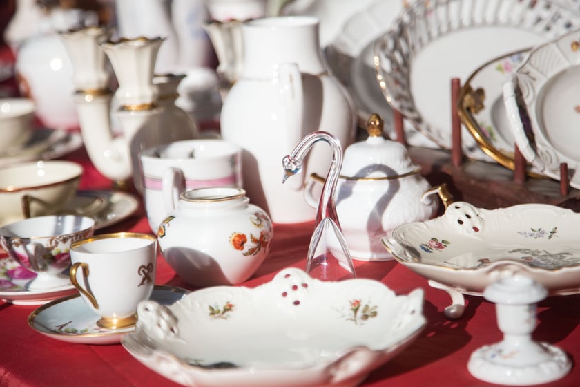 Targ staroci przy katedrze Marii Magdaleny przy ul. Szewskiej we Wrocławiu