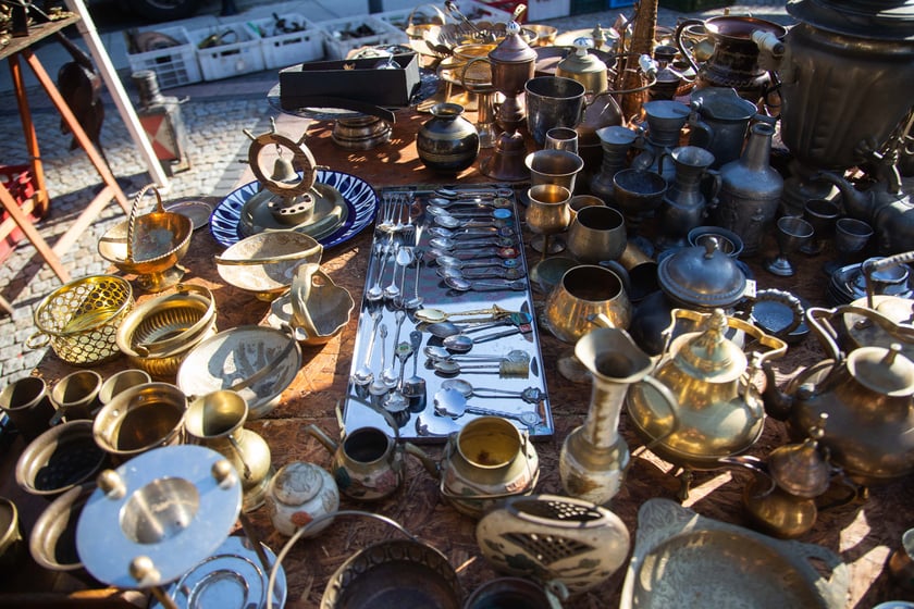 Targ staroci przy katedrze Marii Magdaleny przy ul. Szewskiej we Wrocławiu