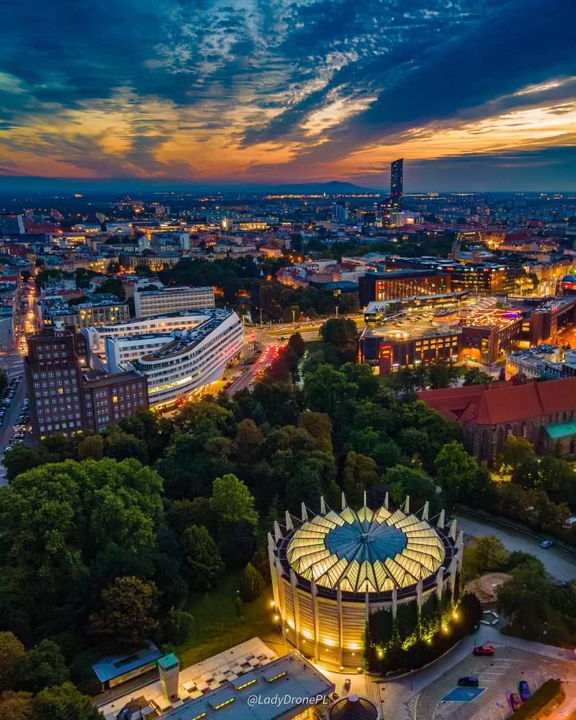 Wrocław na zdjęciach z drona