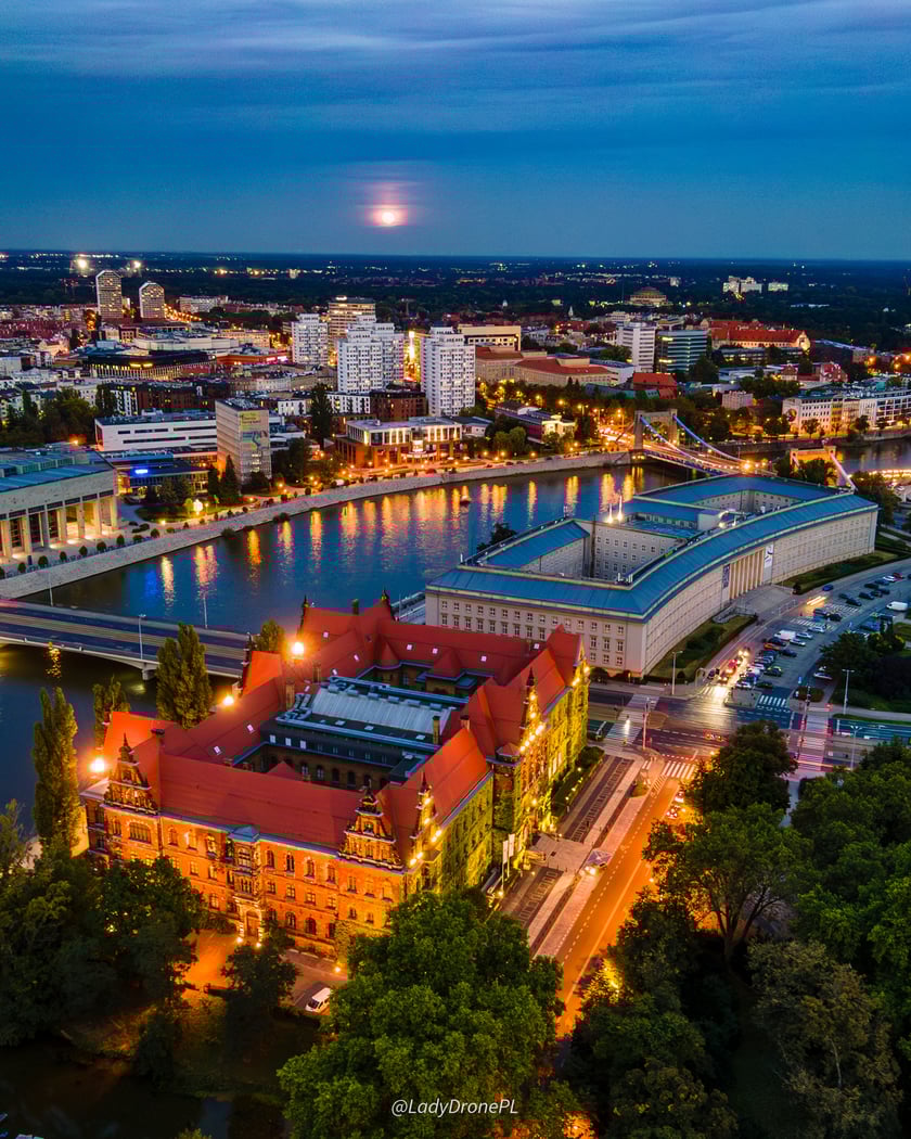 Wrocław na zdjęciach z drona