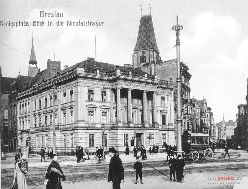 Dawny bank na pl. Jana Pawła II, początek XX w.&nbsp;