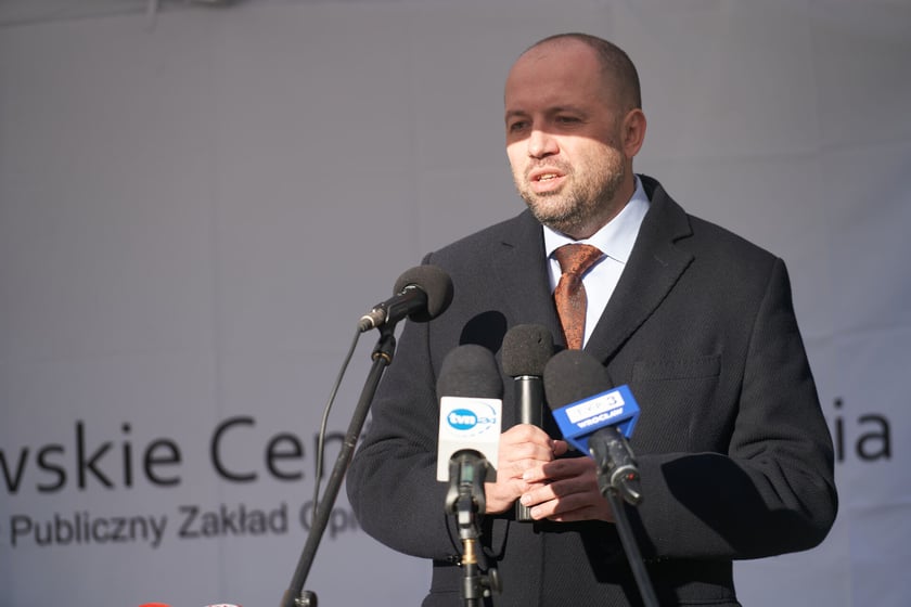Uroczystość wmurowania kamienia węgielnego pod budowę siedziby Centrum Zdrowia Psychicznego