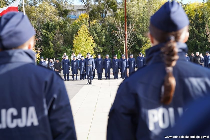 Ślubowanie nowych dolnośląskich policjantów we Wrocławiu