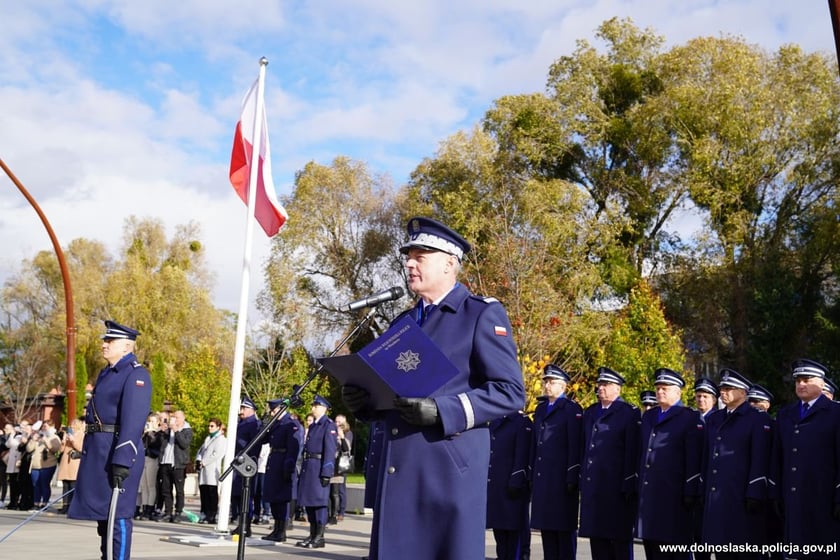 Ślubowanie nowych dolnośląskich policjantów we Wrocławiu