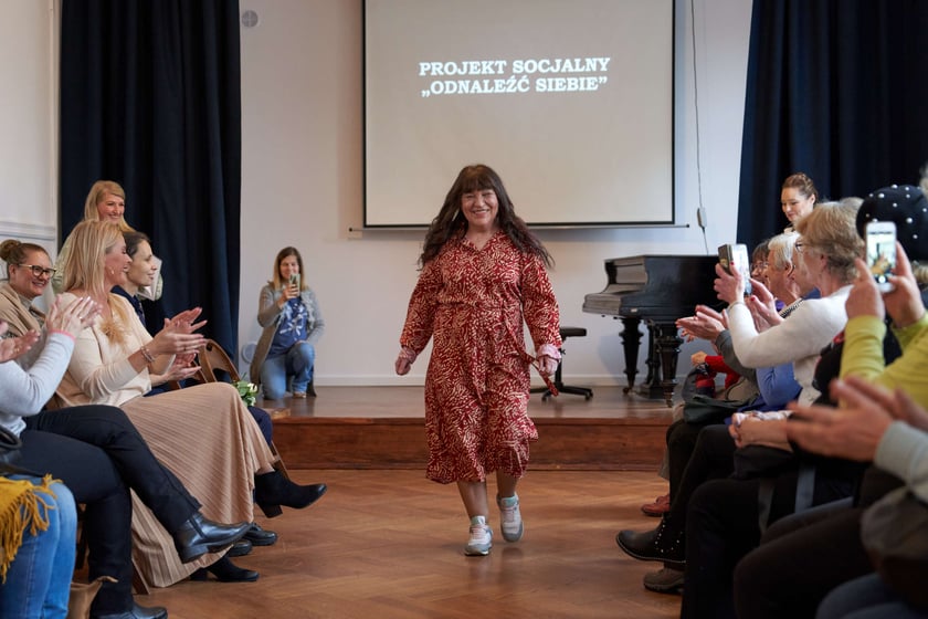 Pokaz mody - finał projektu "Odnaleźć siebie"