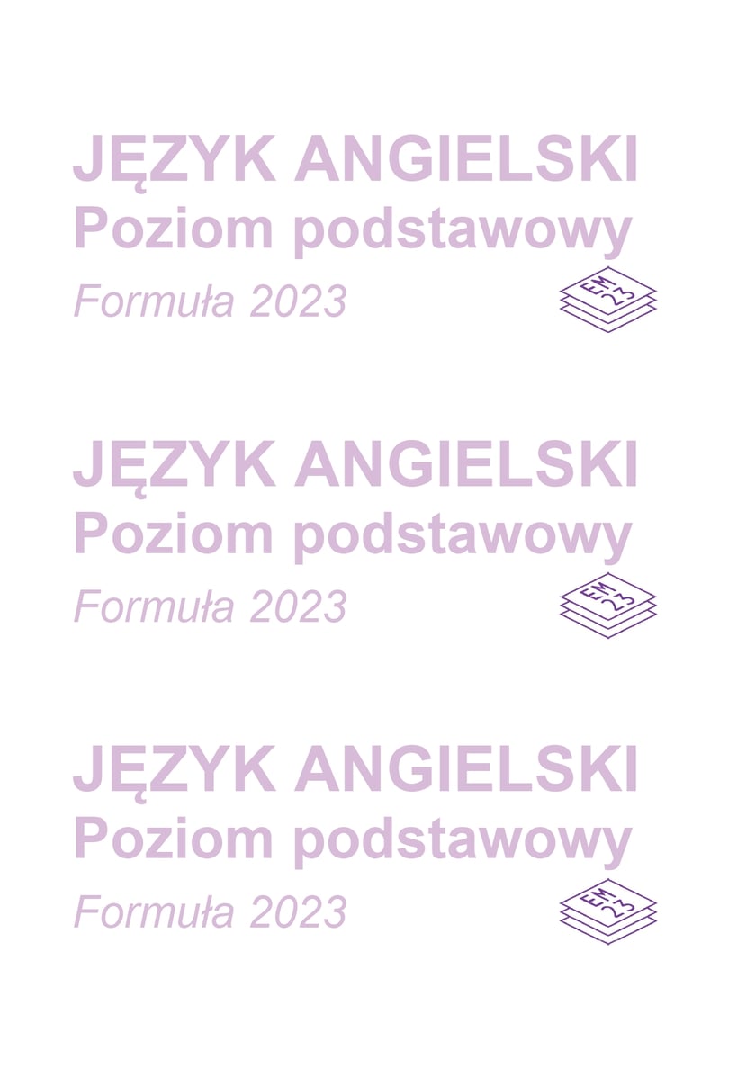 Arkusz z matury próbnej 2024 z języka angielskiego z CKE - grudzień 2023