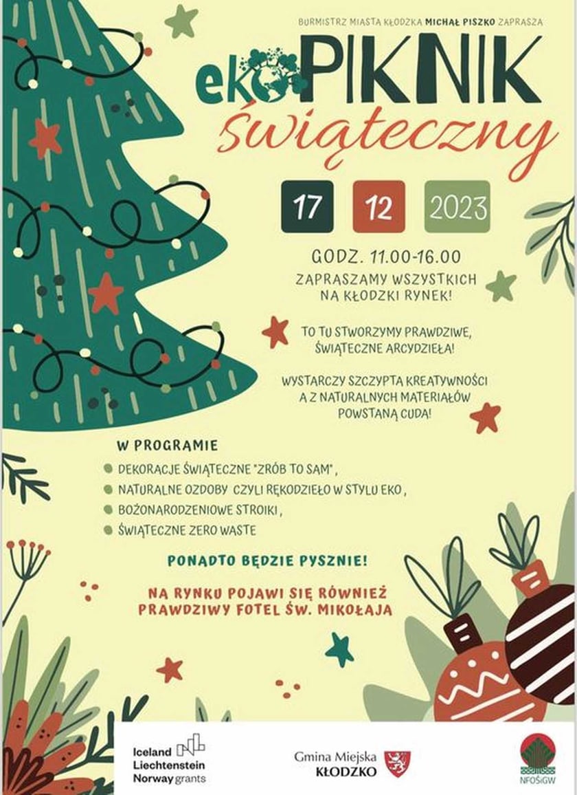 Program jarmarku świątecznego