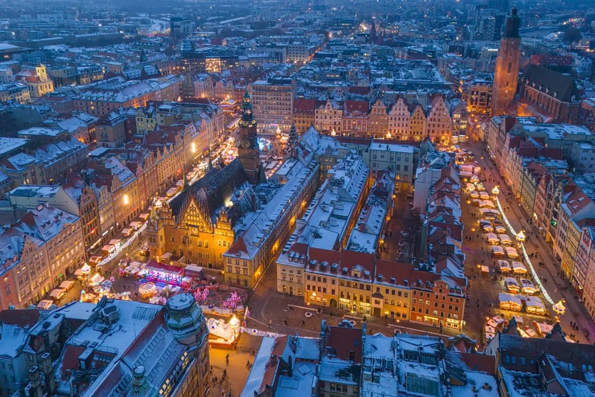 Jarmark Bożonarodzeniowy 2023 na wrocławskim rynku