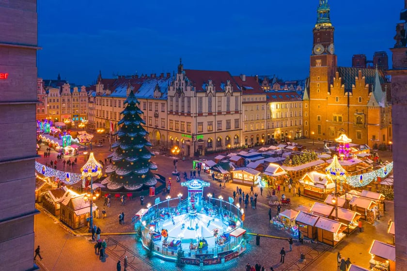 Jarmark Bożonarodzeniowy 2023 na wrocławskim rynku