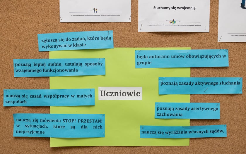 Inspirowany pedagogiką Janusza Korczaka i nieustannie udoskonalany program „Szkoły Dialogu”  jest realizowany w Szkole Podstawowej nr 63 od 2018 roku.