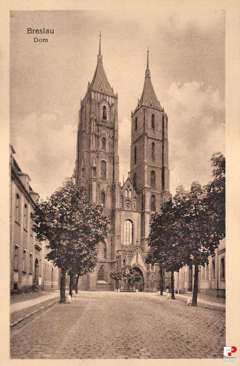 Ostrów Tumski 100 lat temu