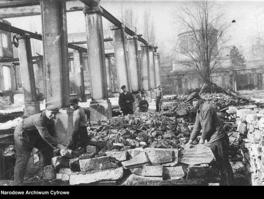 Wrocław tuż po II wojnie światowej. Okolica Hali Stulecia. Rok 1948