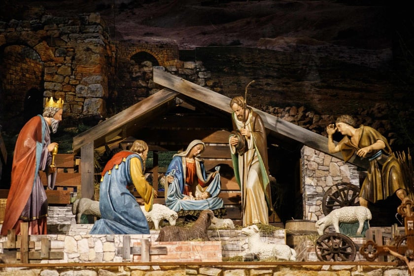Szopka betlejemska w klasztorze franciszkanów na Karłowicach
