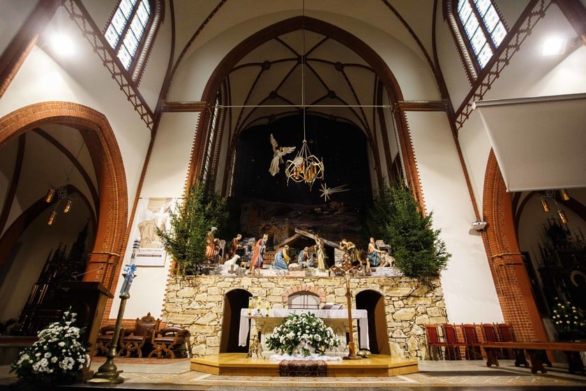 Szopka betlejemska w klasztorze franciszkanów na Karłowicach