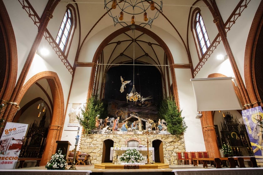 Szopka betlejemska w klasztorze franciszkanów na Karłowicach