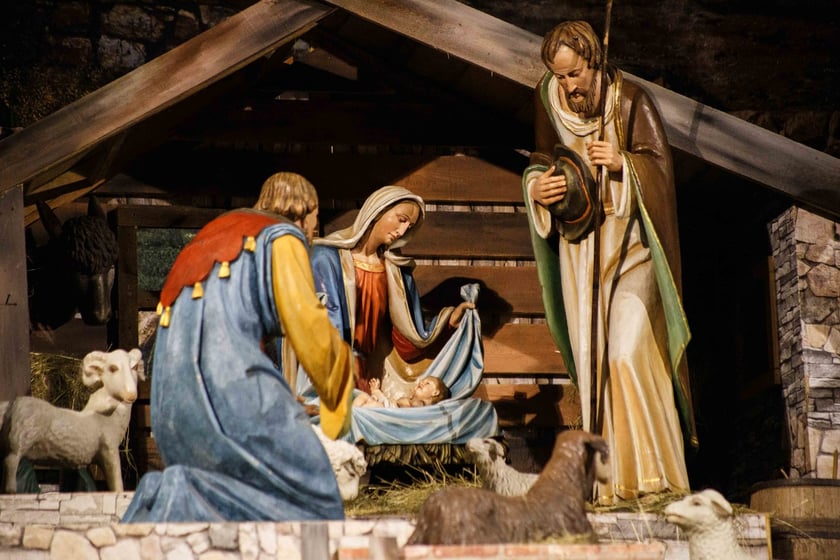 Szopka betlejemska w klasztorze franciszkanów na Karłowicach