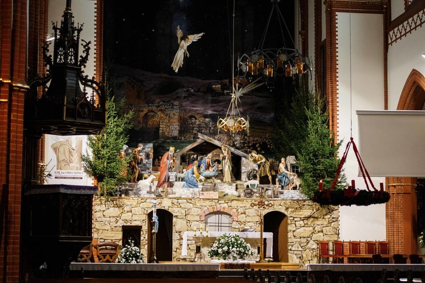 Szopka betlejemska w klasztorze franciszkanów na Karłowicach