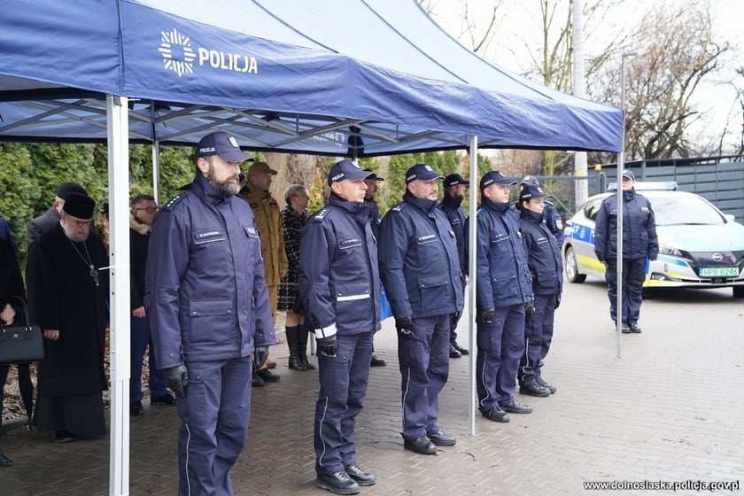 Otwarcie posterunku policji w Domaniowie