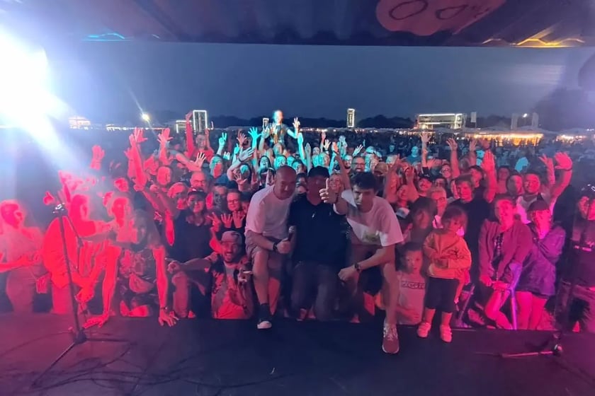 Dziennikarze Radia 357 i słuchacze