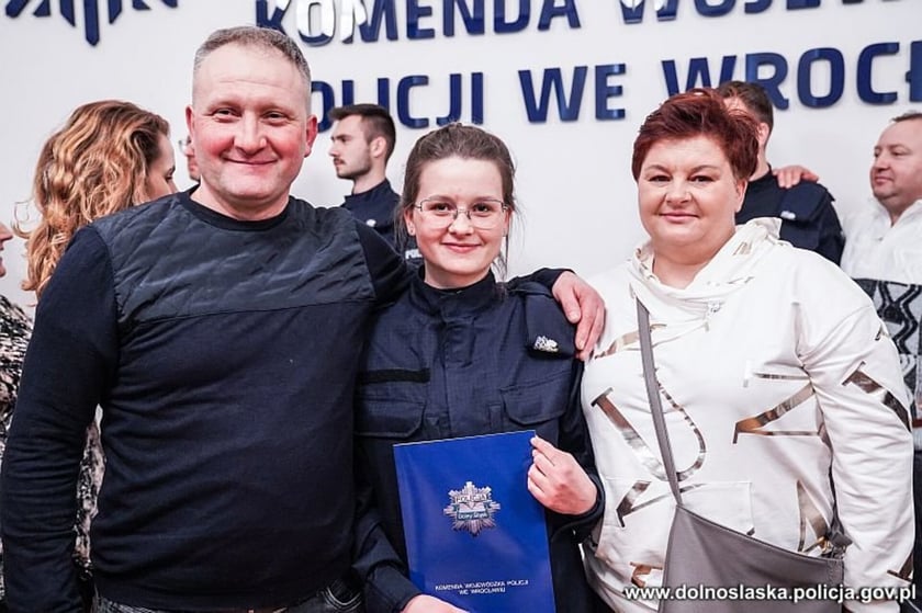 Ślubowanie nowych dolnośląskich policjantów we Wrocławiu
