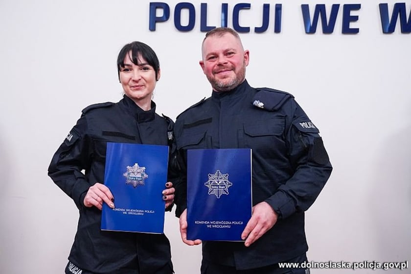 Ślubowanie nowych dolnośląskich policjantów we Wrocławiu