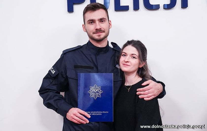 Ślubowanie nowych dolnośląskich policjantów we Wrocławiu