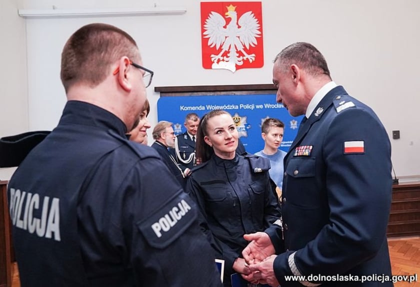 Ślubowanie nowych dolnośląskich policjantów we Wrocławiu