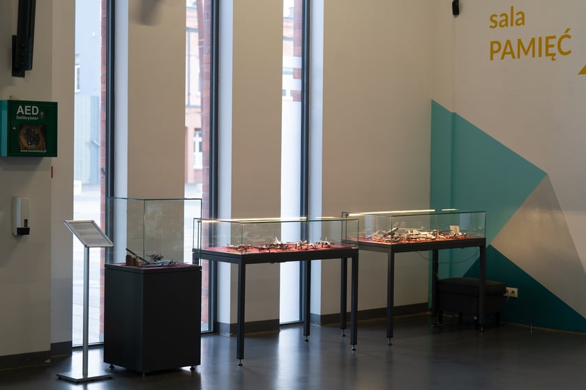 Wystawa miniatur modeli lotniczych w Centrum Historii Zajezdnia