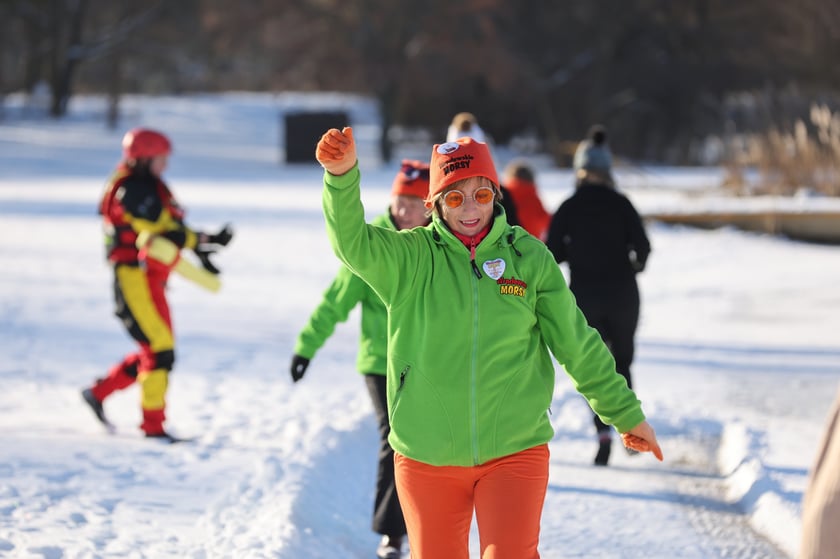 Wrocławskie Morsy świętują Dzień Babci i Dziadk