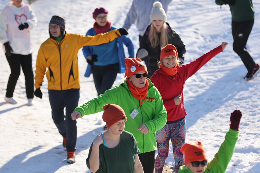 Wrocławskie Morsy świętują Dzień Babci i Dziadk