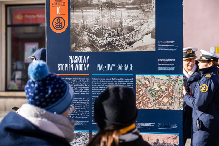 Wernisaż wystawy Wrocławski Węzeł Wodny, ul. Świdnicka (29 stycznia 2024)