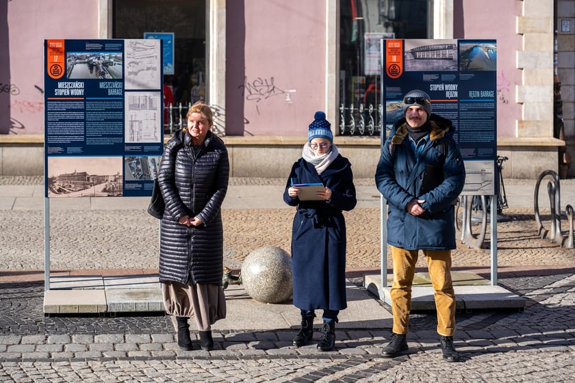 Wernisaż wystawy Wrocławski Węzeł Wodny, ul. Świdnicka (29 stycznia 2024)